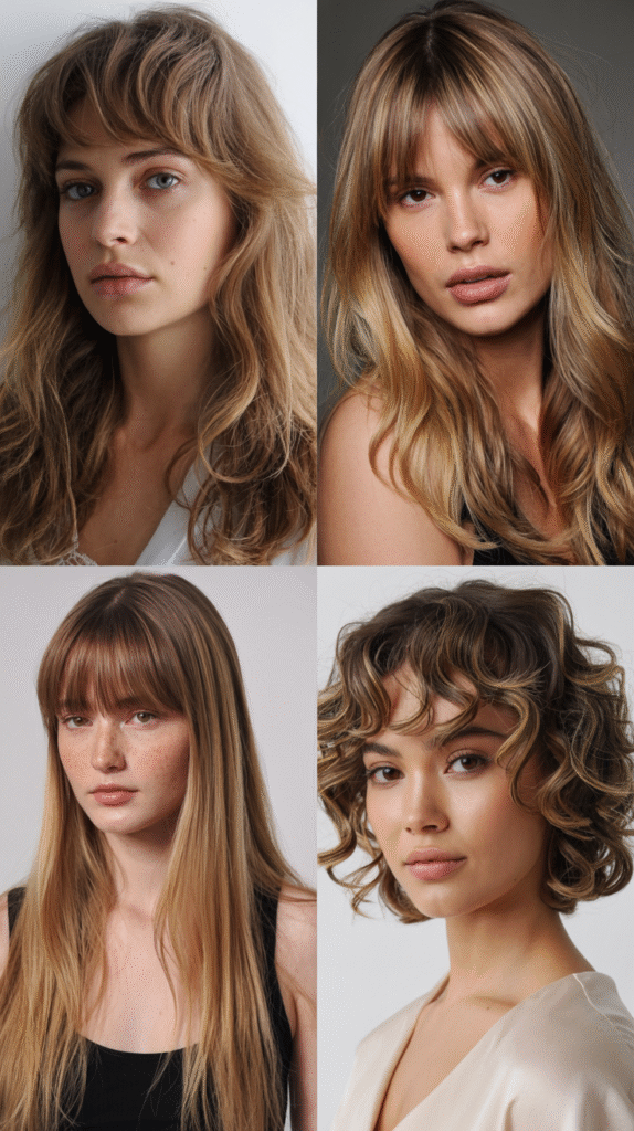 . Razored Bangs with Blonde Ale Richness