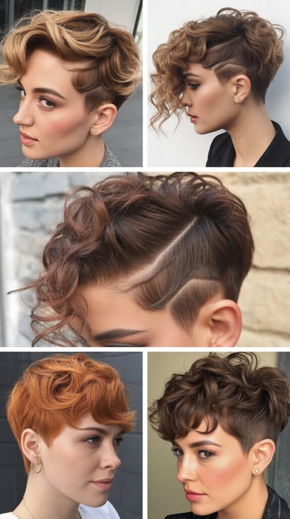  Wavy Pixie With Undercut