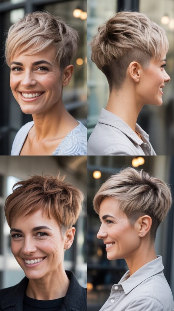 Choppy Pixie With Undercut