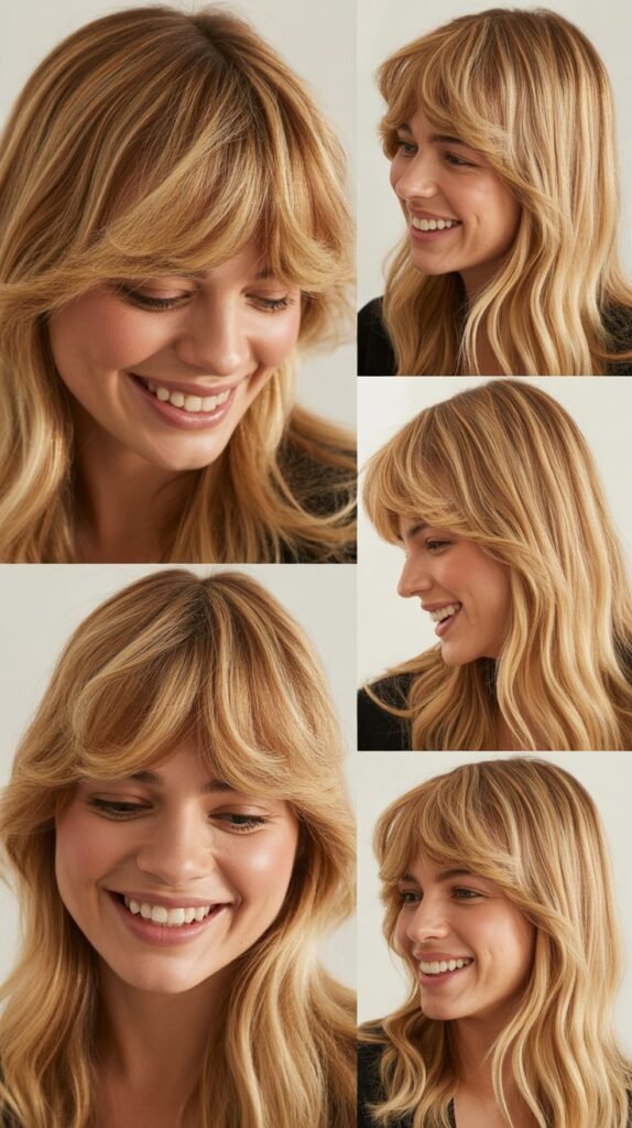 Disconnected Fringe with Honey Wheat Blonde