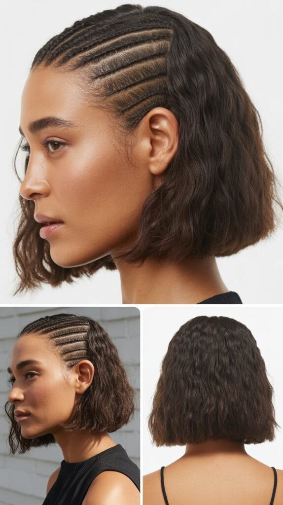 The Blunt Cut with Pieced-Out Texture