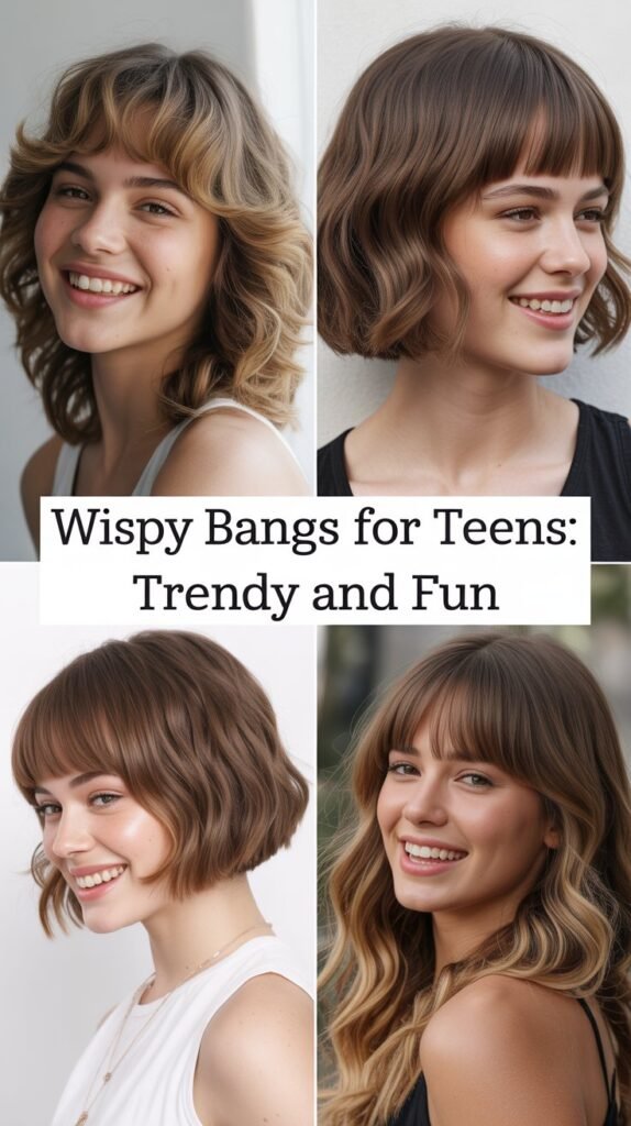  Wispy Bangs for Teens: Trendy and Fun