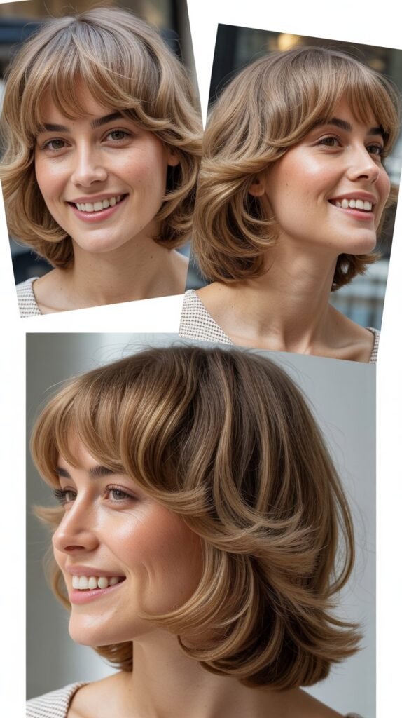 Wispy Bangs With Rounded Layers