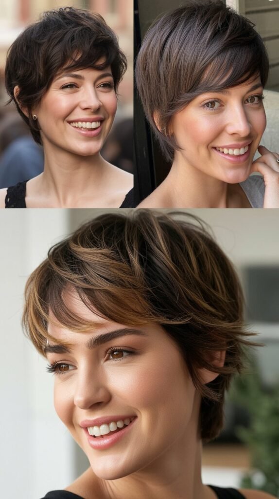 Messy Pixie With Long Tousled Sides