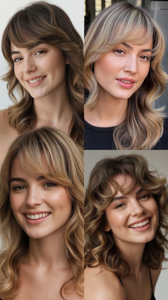  Wispy Bangs with Blowout Styling