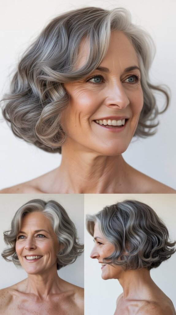 Bob with Natural Wave and Texture