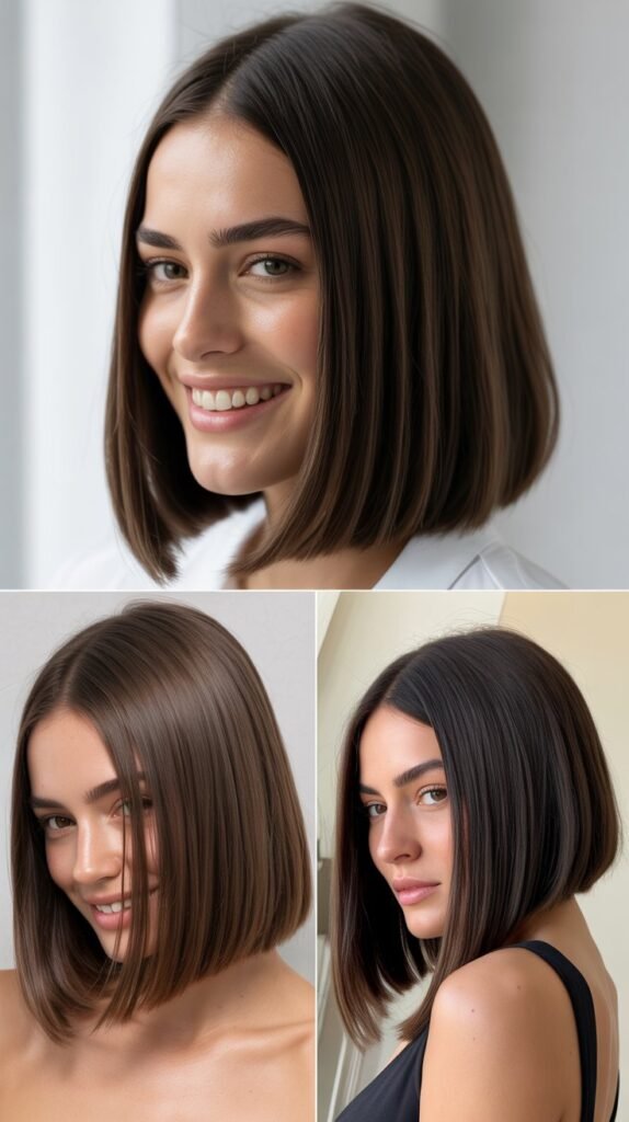 Sleek and Straight: Polished Sophistication