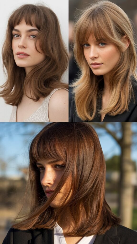 Wispy Bangs With Timeless Layers