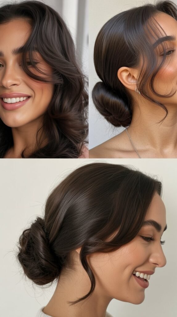 Dark Chocolate Extensions for Transitioning Hair