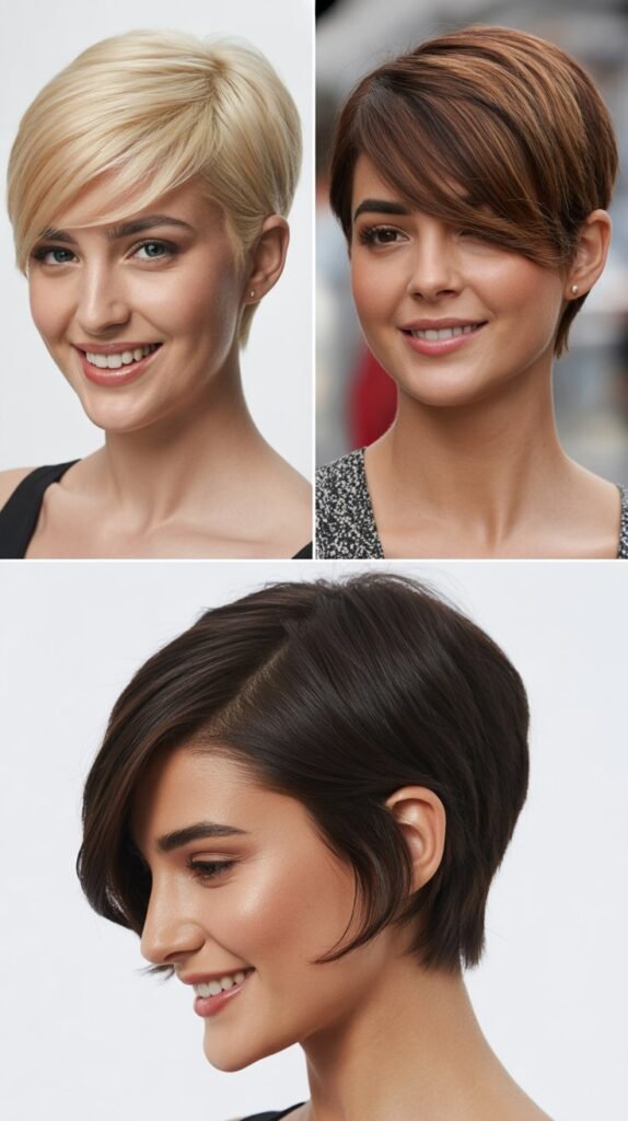  Sleek Pixie with Side Sweep