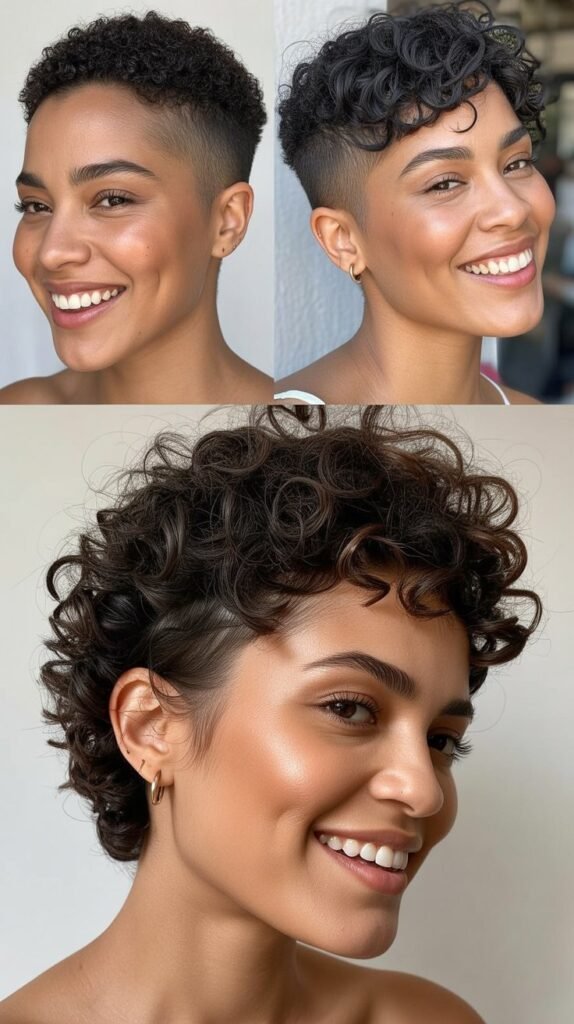The Curly Buzz Cut: Ultimate Confidence