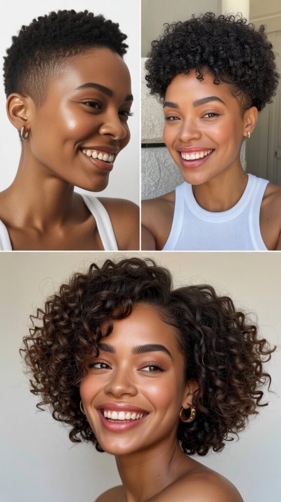  Pixie with Temple Fade