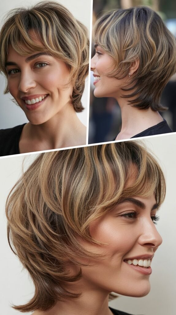 Wispy Bangs With Concave Layers
