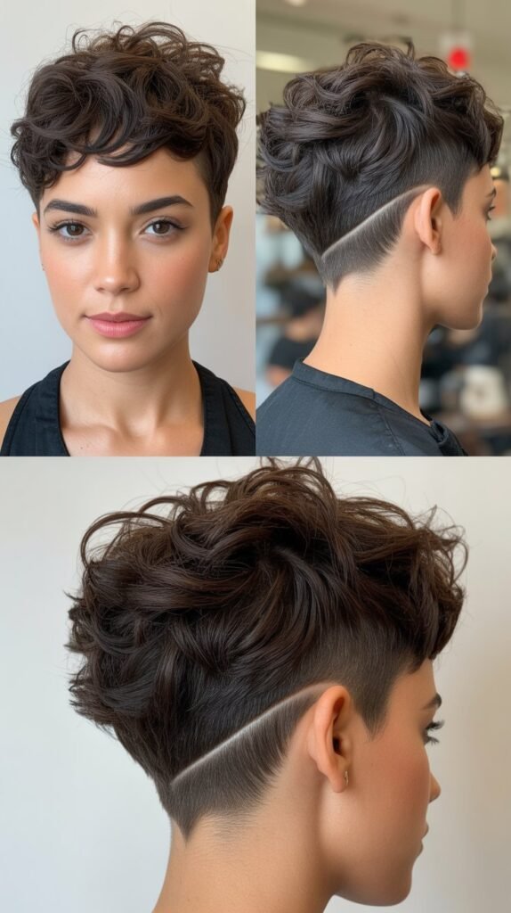 Textured Pixie With Nape Undercut