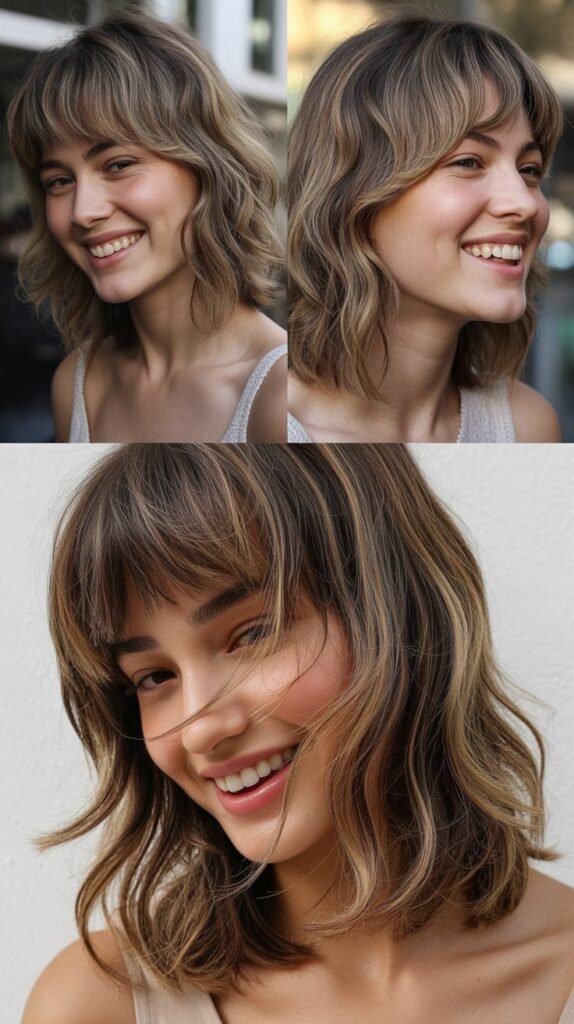 Wispy Bangs With Razor-Cut