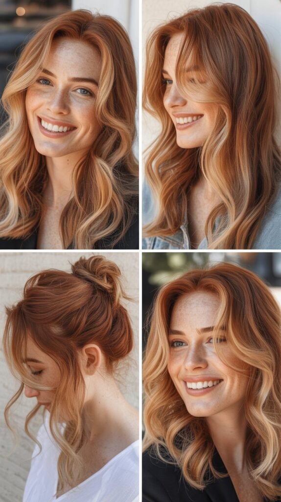 Strawberry Blonde Highlights