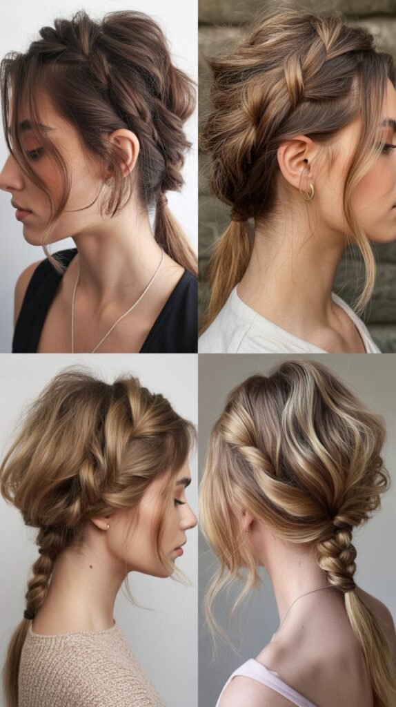  Diagonal French Twist with Texture