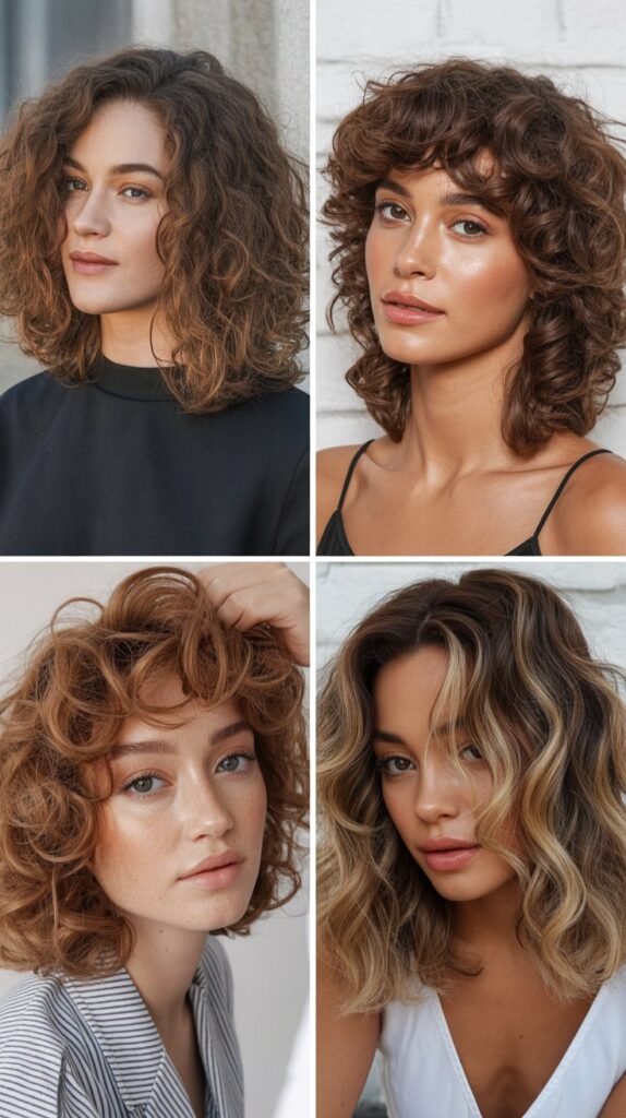 Curly Lob (Long Bob)