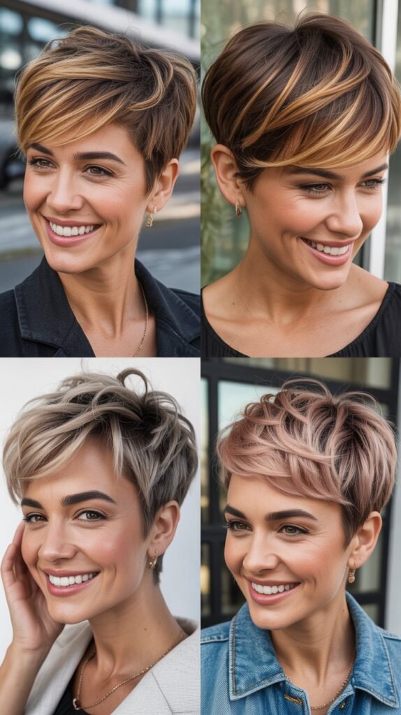 Edgy Faux Hawk Pixie