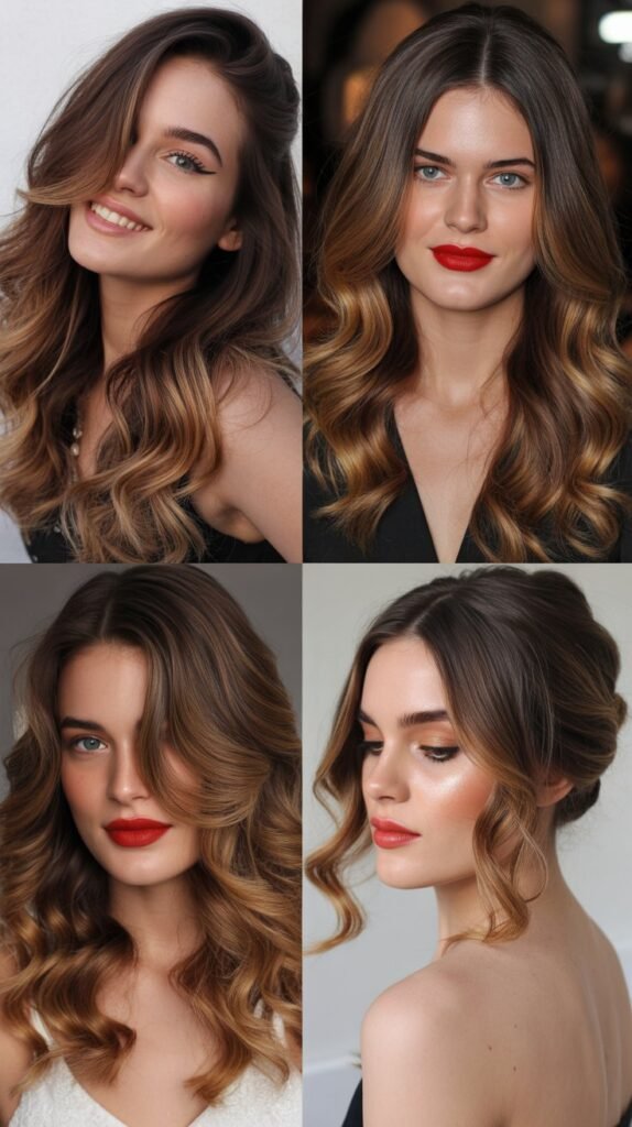 Face-Framing Caramel Pieces for Instant Brightness