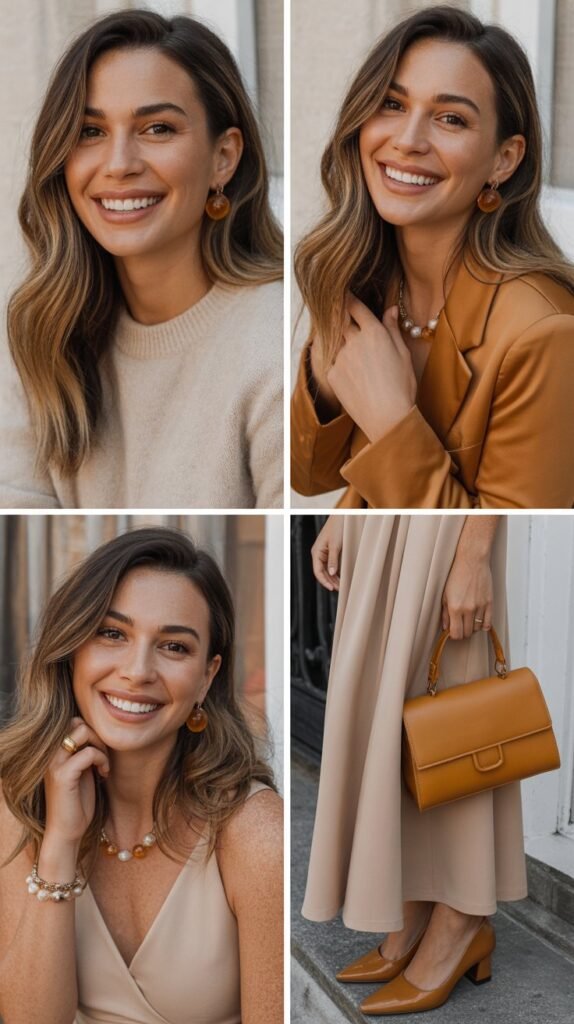  Subtle Caramel Accents