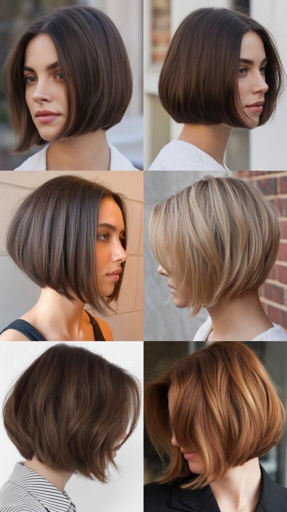  The Stacked Blunt Bob