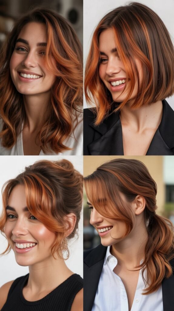  Bright Copper Highlights for Warmth