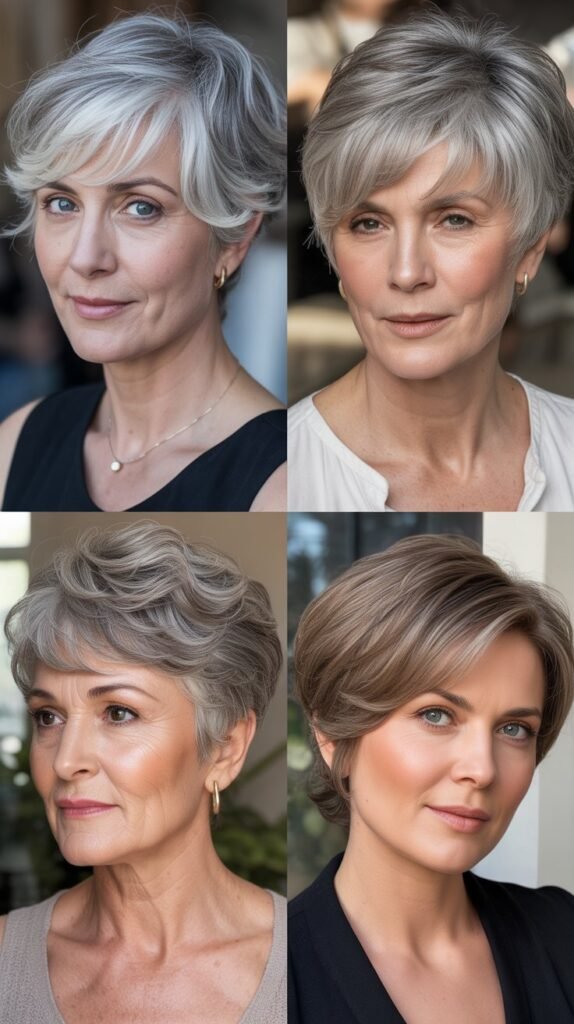  Messy Pixie with Side Bangs