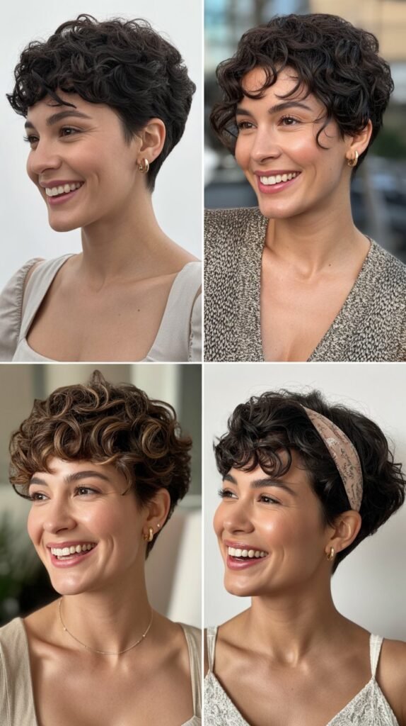 Pixie with Baby Bangs