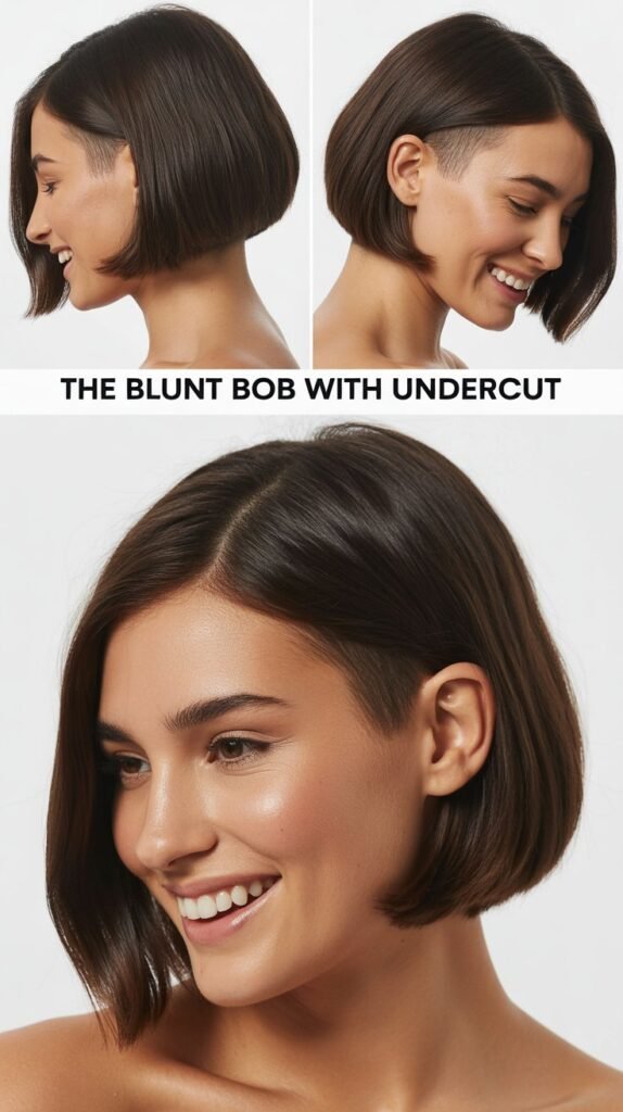 The Blunt Bob with Undercut