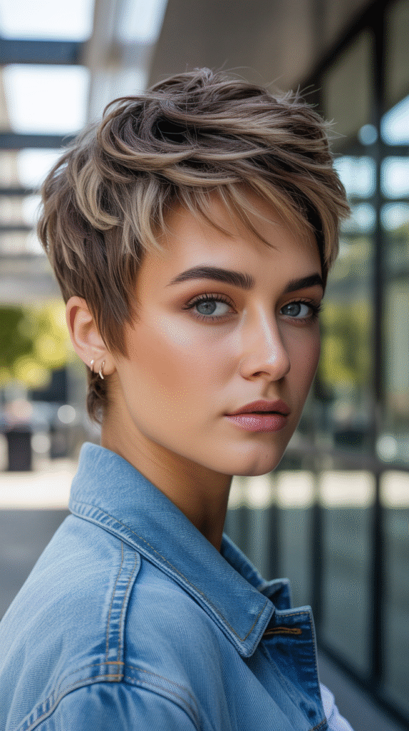  Classic Textured Pixie with Modern Twist