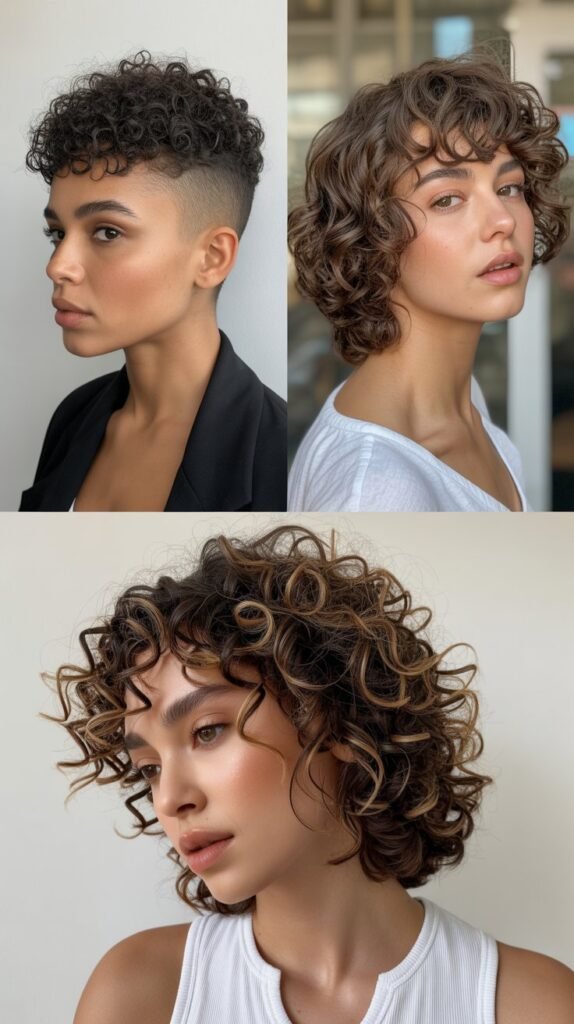 Tapered Curly Cut