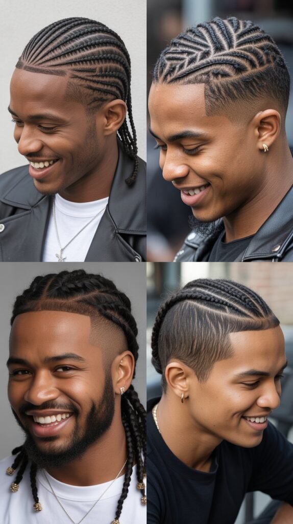 . Mohawk Cornrow Style