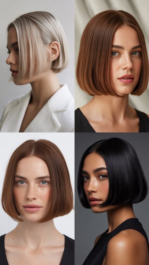  The Blunt Razor-Cut Bob