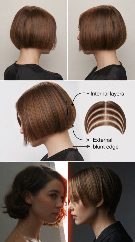 Blunt Cut with Hidden Layers