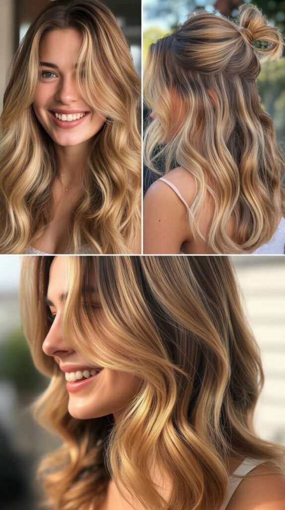 Butterscotch Blonde Highlights