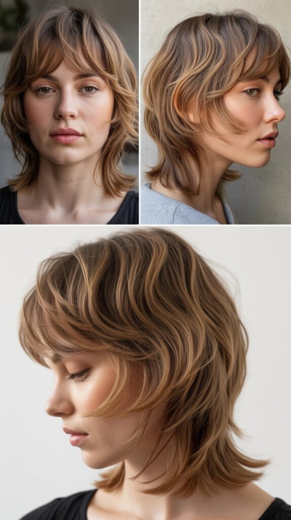 Wispy Bangs With Mixed Layers
