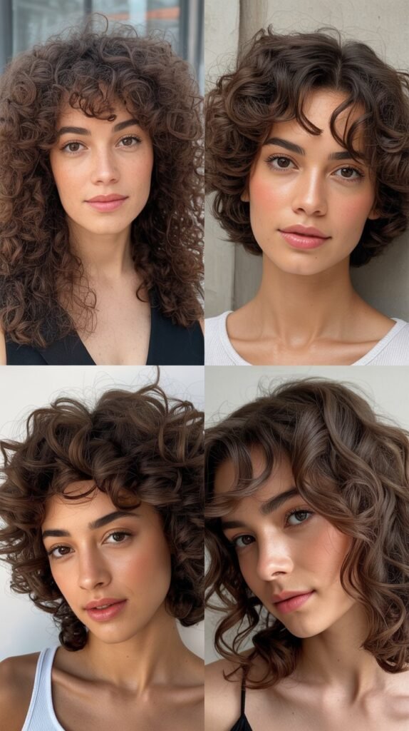 The Curly Butterfly Cut