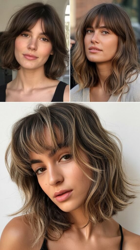 Choppy Bangs With Uneven Layers