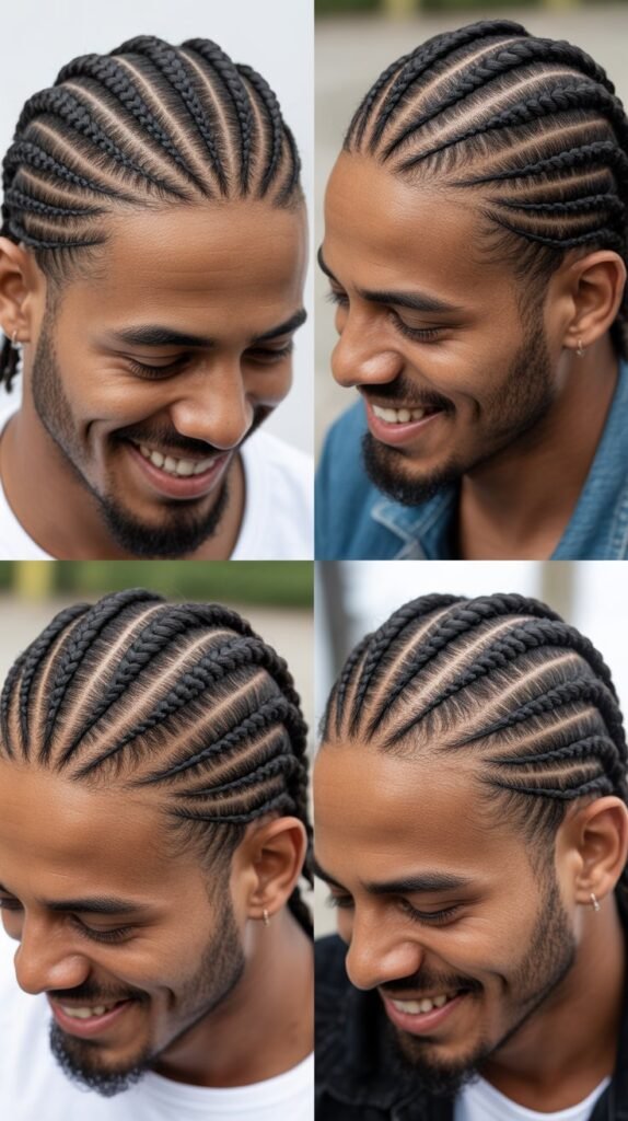 Starburst Cornrow Designs
