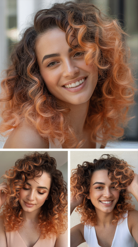 Curly Textured Side Chignon