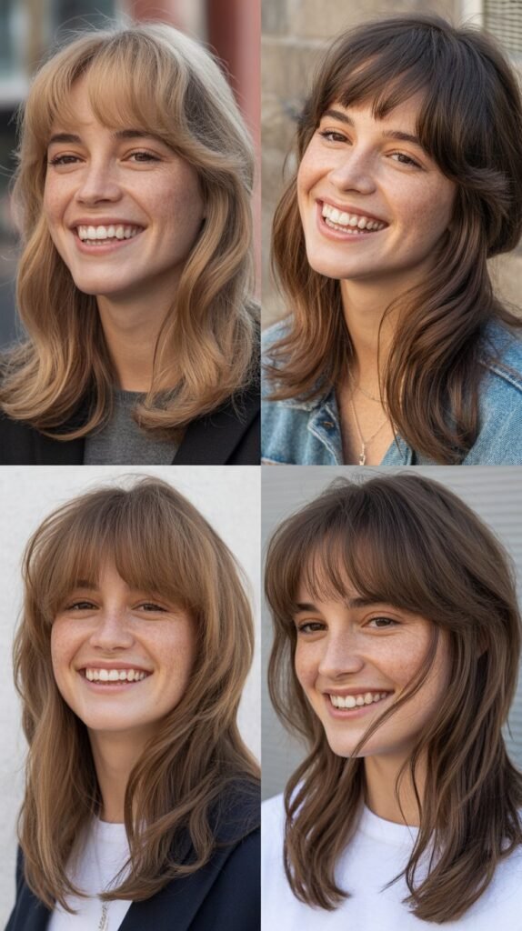 Wispy Bangs with Beveled Layers
