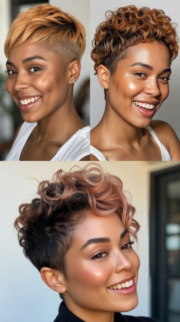 Pixie with Ombre Color