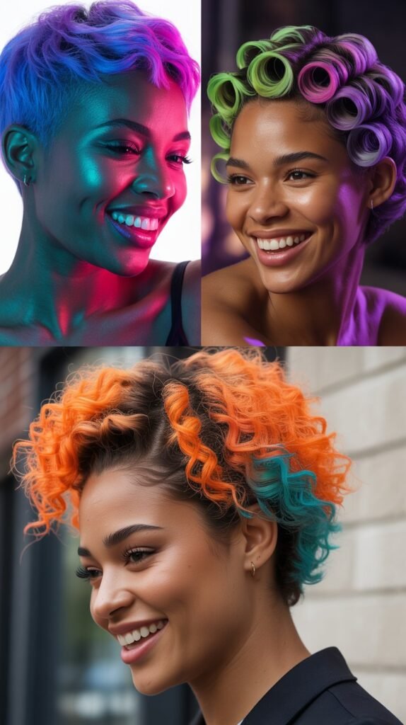 Pixie with Rolled or Victory Curls