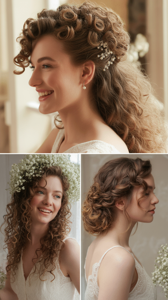 Twisted Halo with Cascading Curls