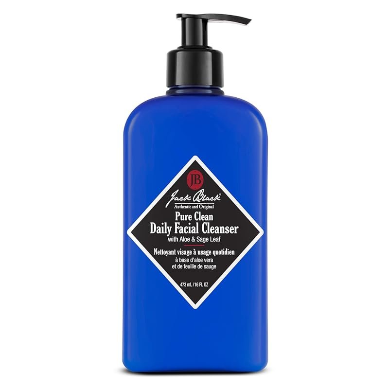 Jack Black Pure Clean Daily Facial Cleanser for Men 2 in 1 Toner and C