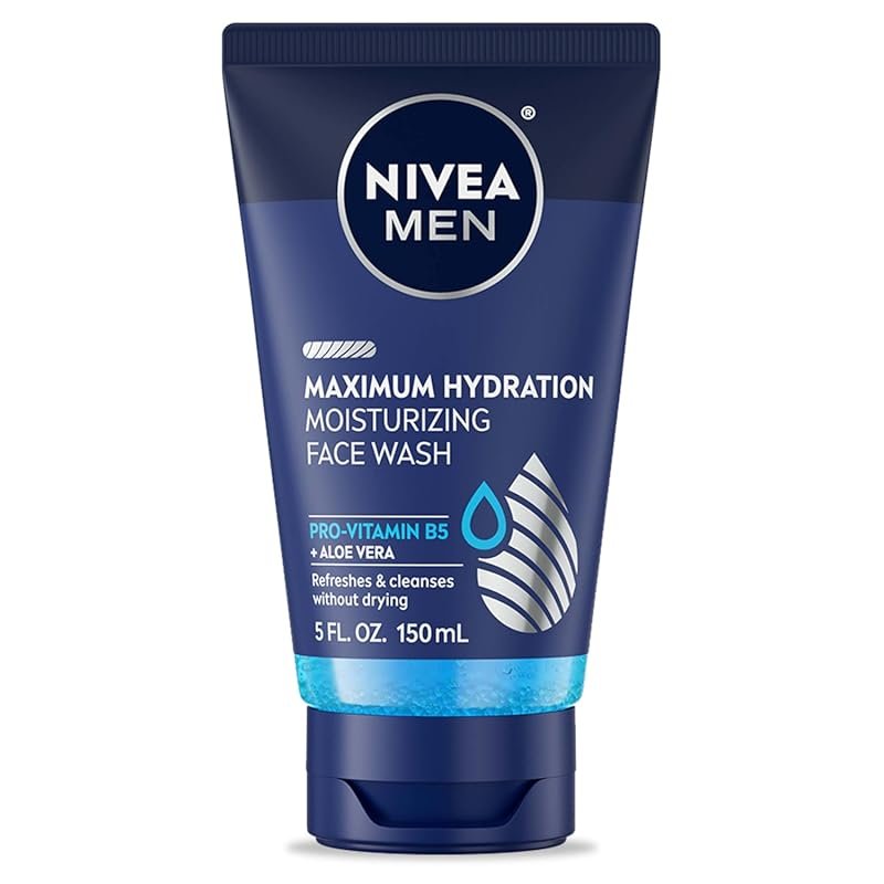 NIVEA Men Maximum Hydration Face Wash with Provitamin B5 and Aloe Vera