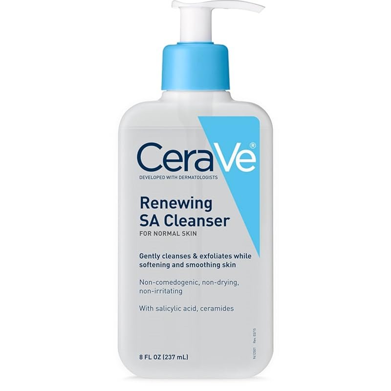 CeraVe Renewing Salicylic Acid Cleanser with Hyaluronic Acid Niacinami