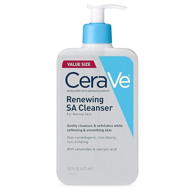 CeraVe Renewing Salicylic Acid Cleanser with Hyaluronic Acid Niacinami
