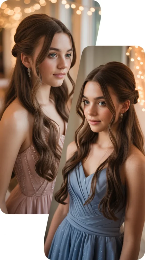 Romantic Loose Updo with Soft Tendrils